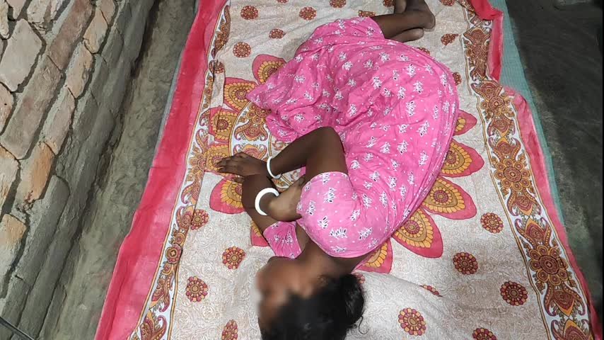 Bhabi was sleeping I entered the cock in the moon