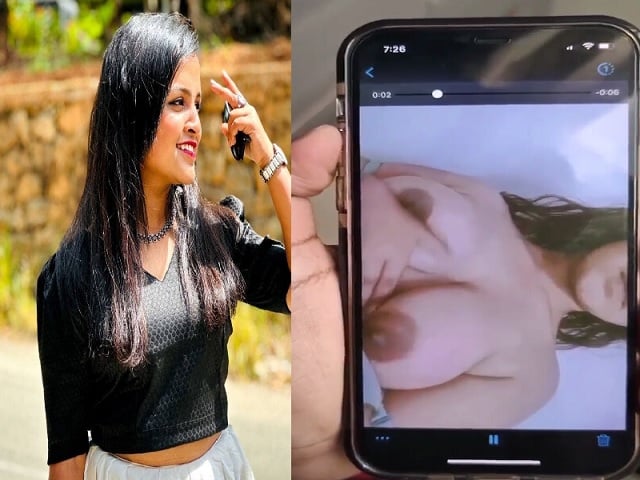 Beautiful GF video sharing of big boobs show