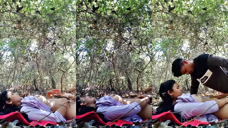 Indian Lovers Fucking In Deep Jungle