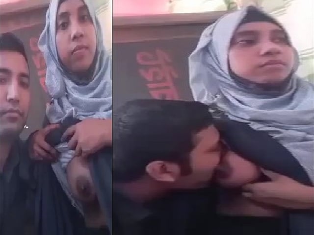 Bangladeshi hijab girl boob sucking viral outdoor