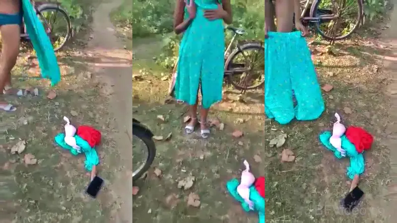 Dehati Girl Captured Topless After Sex