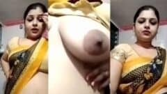 Desi Bhabhi Ji Shows off Her Huge Breasts
