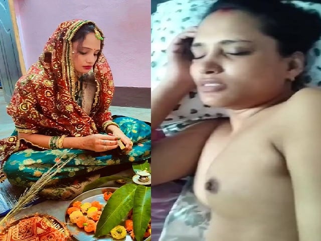 Slim Hindi bhabhi boob press by husband brother