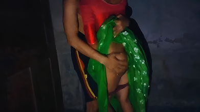 Bhabi Was Left Again by Neighbor Brother-in-law