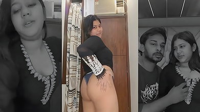 Indian Desi Girlfriend Fucking In Hotel (2)2